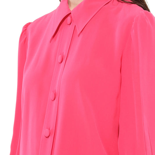 Long Sleeve Blouse in Pink