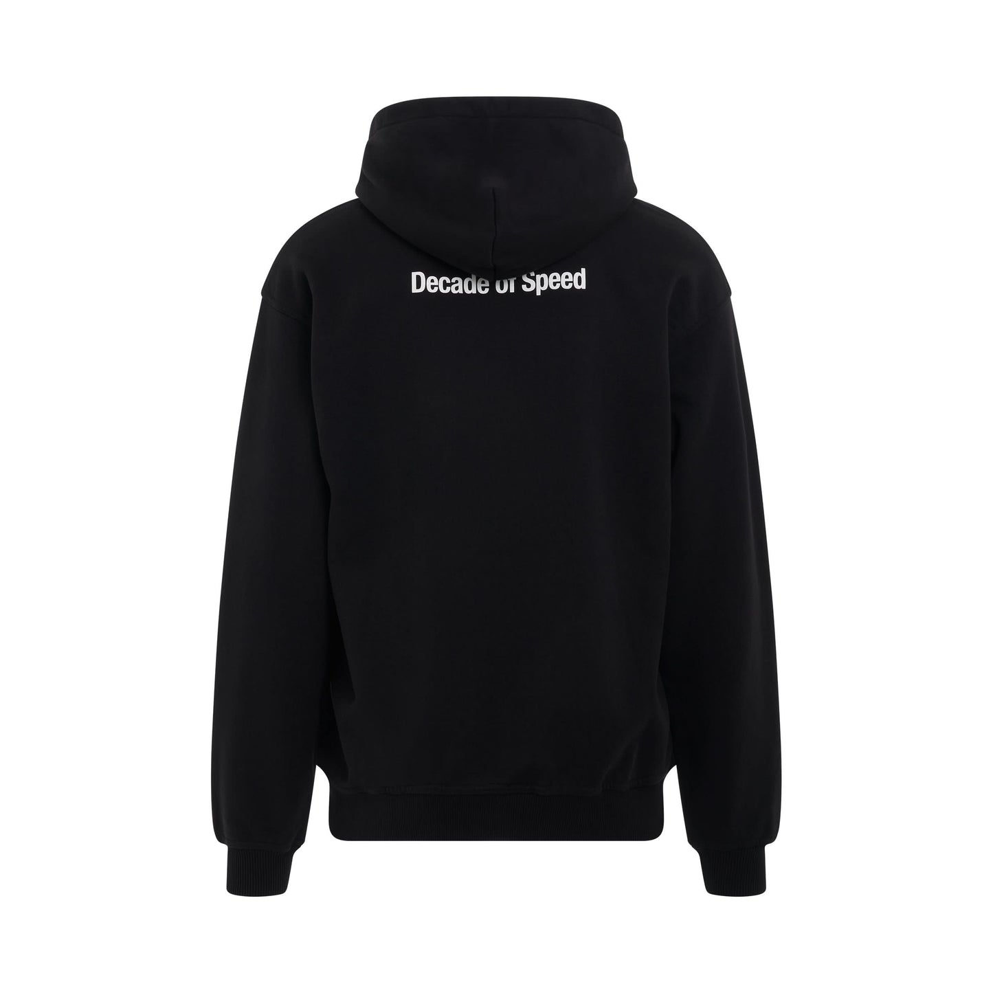 Decade of Speed Hoodie in Jet Black