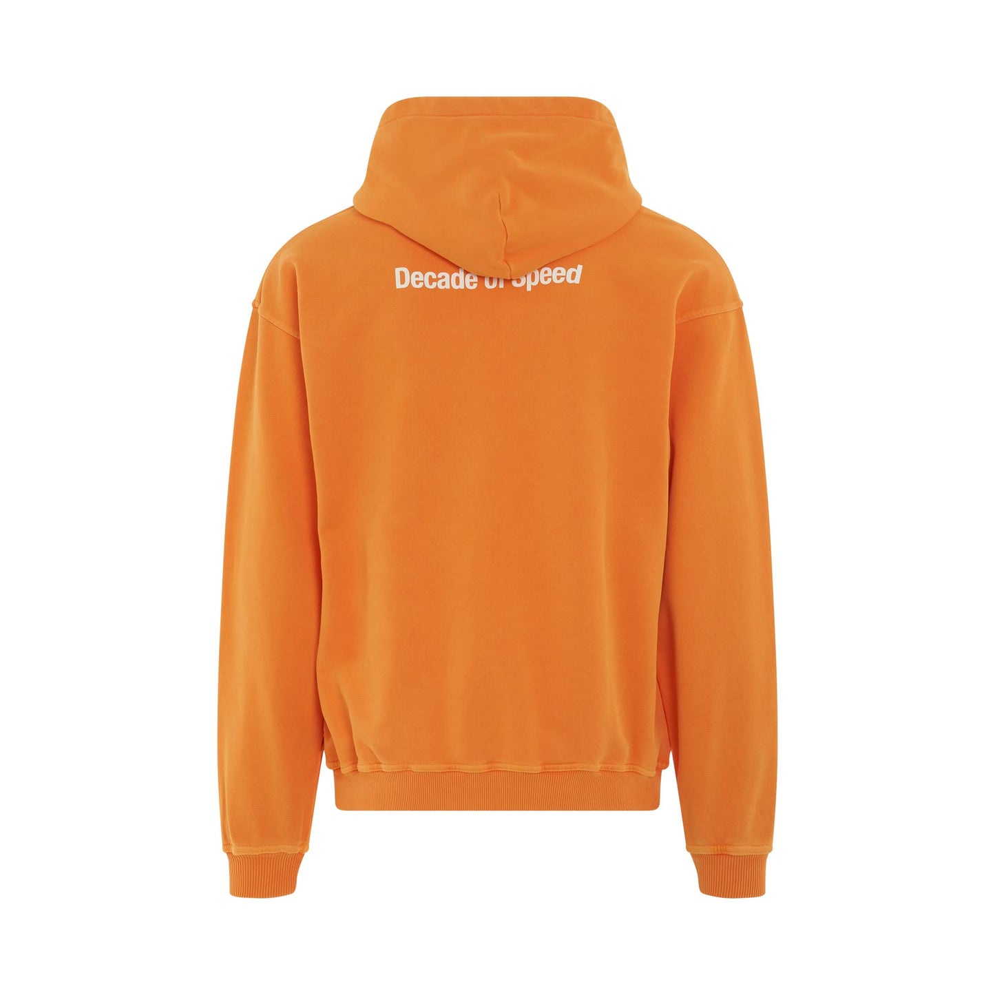 Decade of Speed Hoodie in Neon Orange