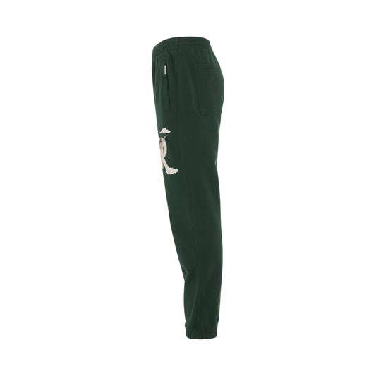 Storms in Heaven Sweatpant in Racing Green