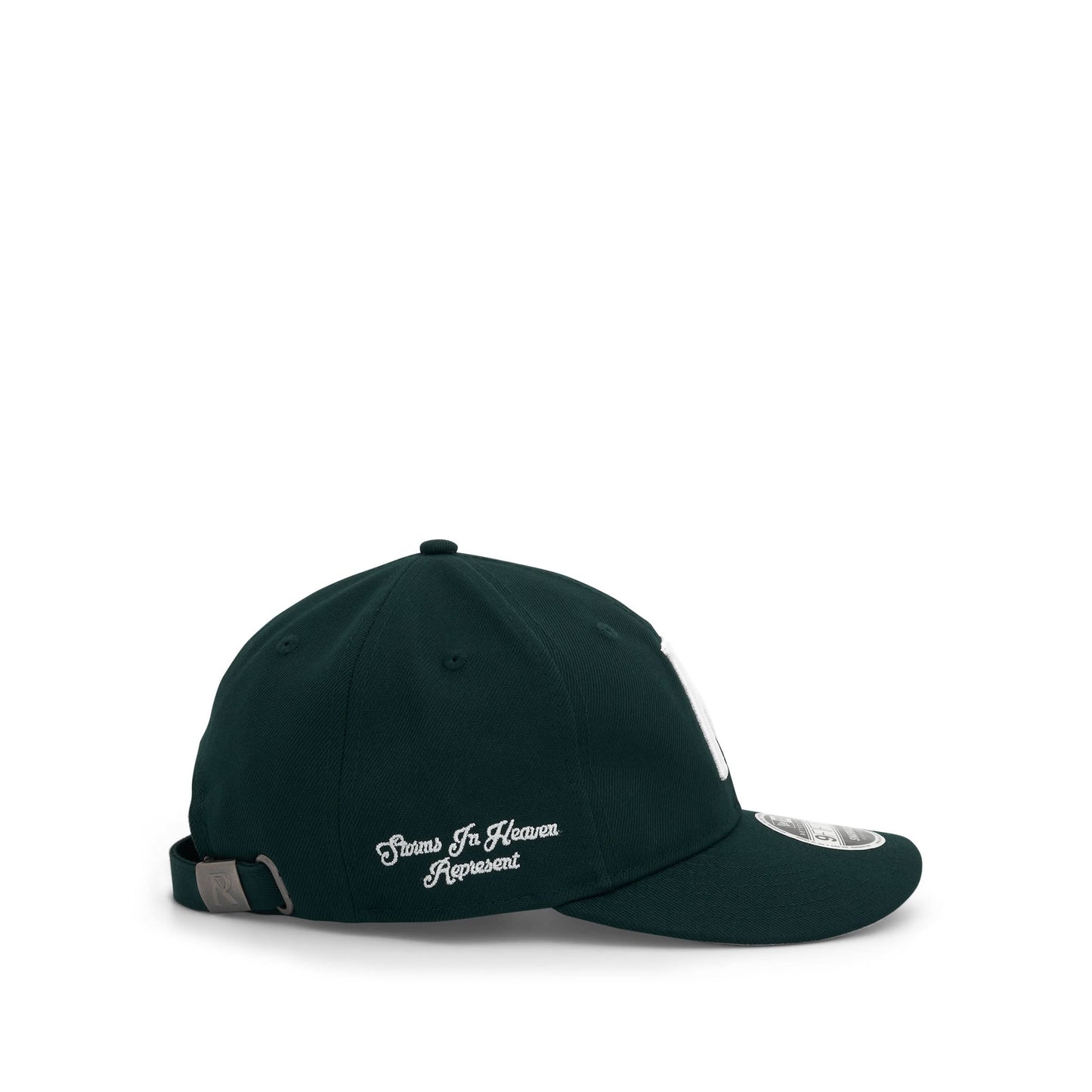 Initial Cap in Racing Green