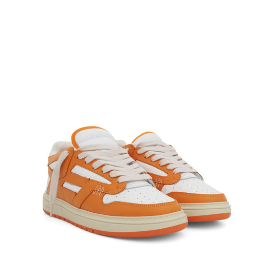 Reptor Low Sneaker in Neon Orange/Vintage White