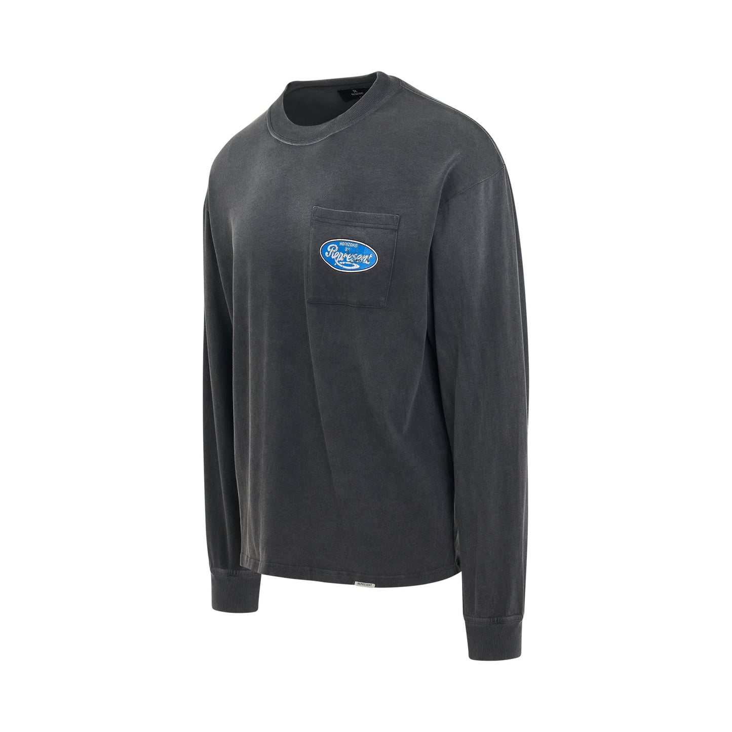 Classic Parts Long Sleeve T-Shirt in Washed Black