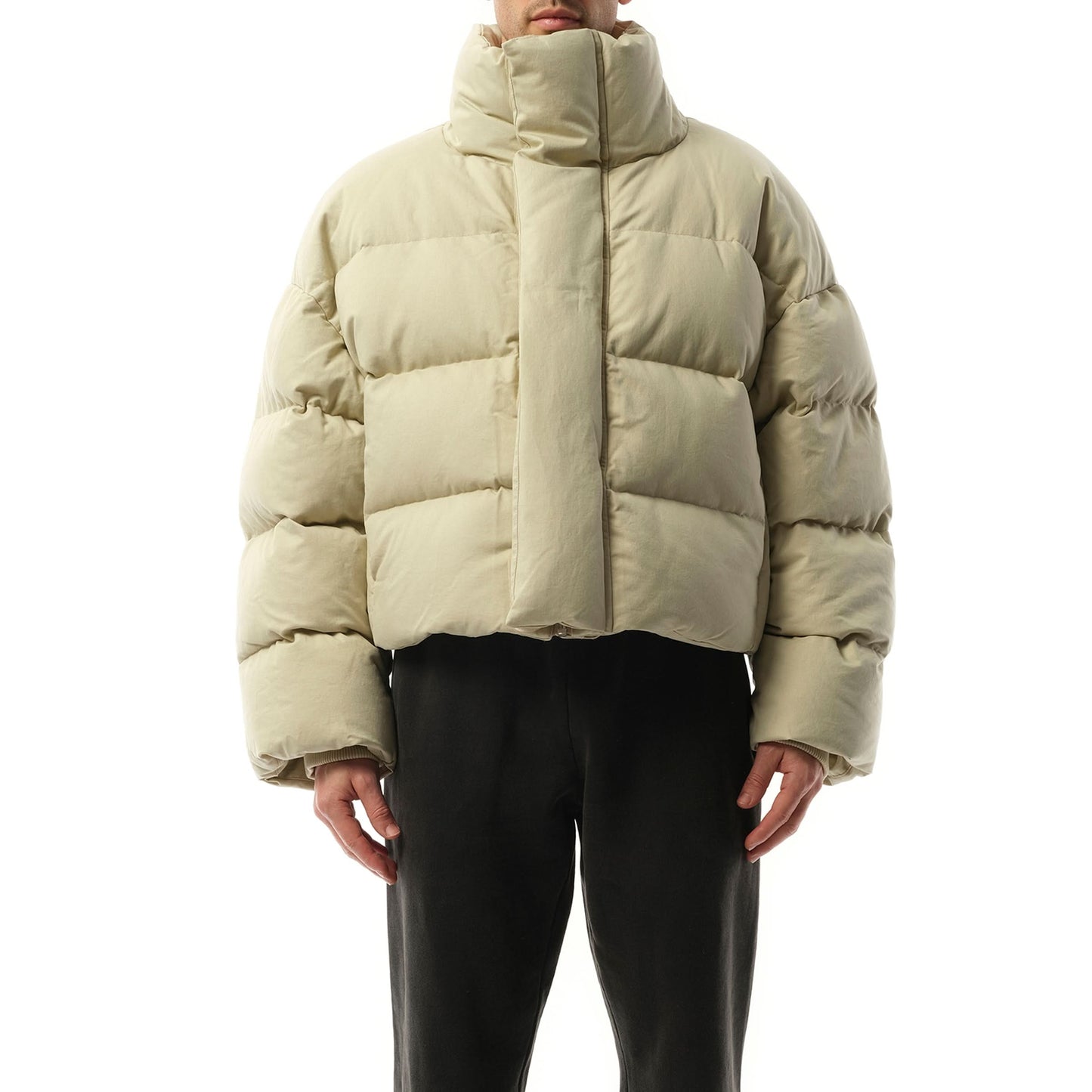 MML Puffer Jacket in Off White