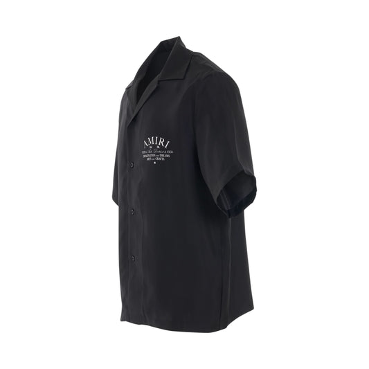 Amiri Arts District Silk Shirt in Black