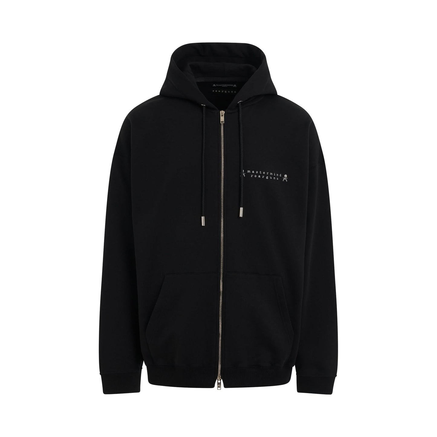 Mastermind World x Roarguns Zip Up Hoodie in Black