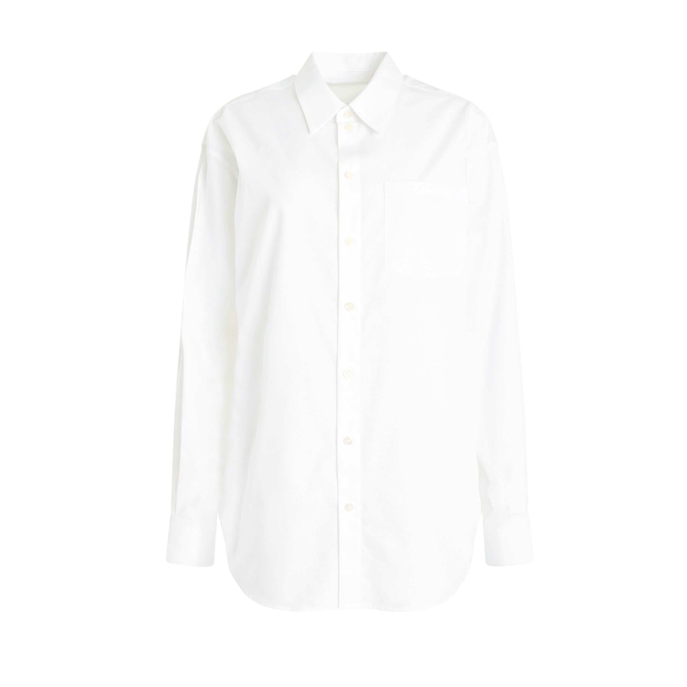 Helmut Lang Oversized Shirt in White