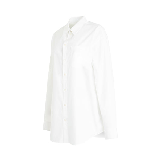 Helmut Lang Oversized Shirt in White