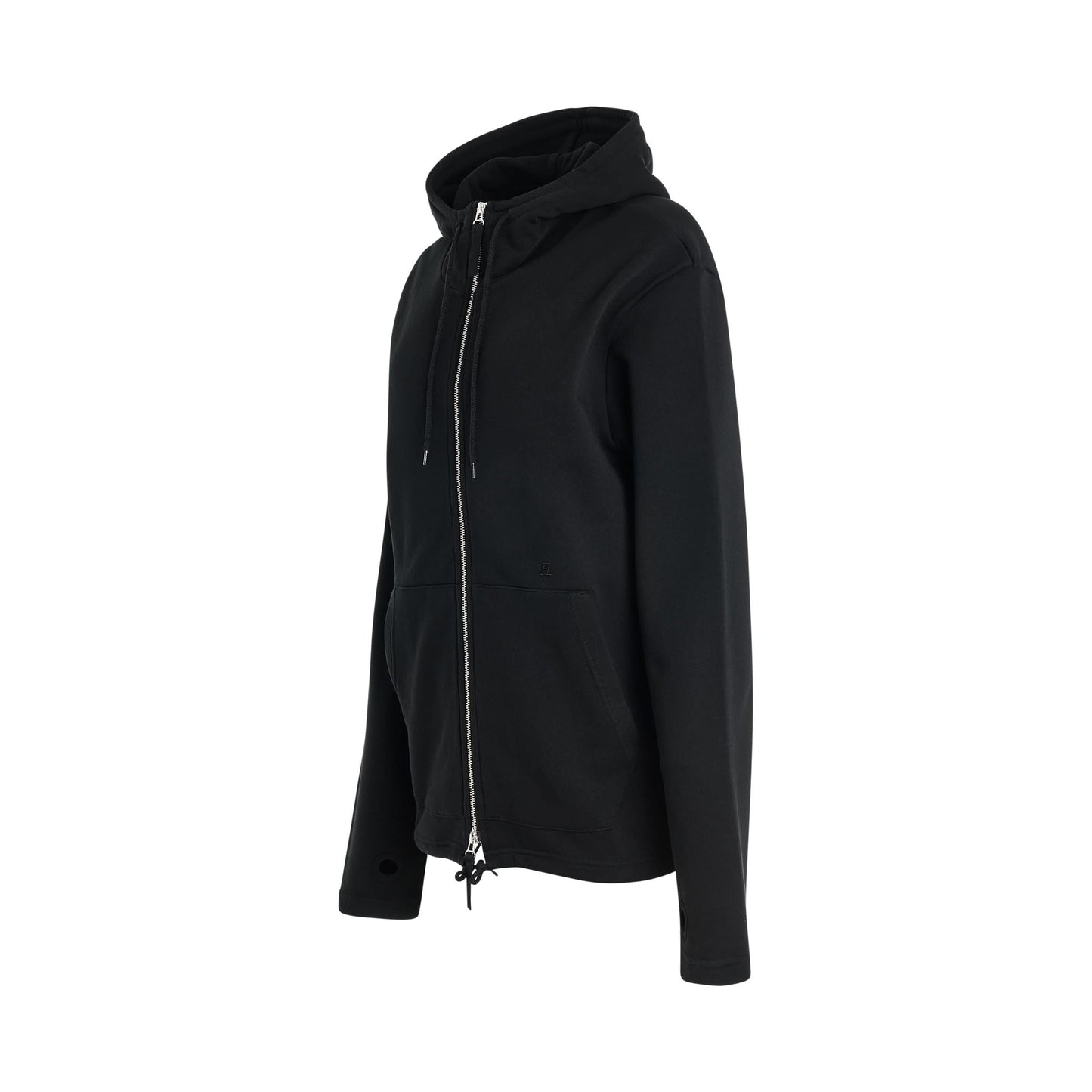 Women Zip Hoodie in Black