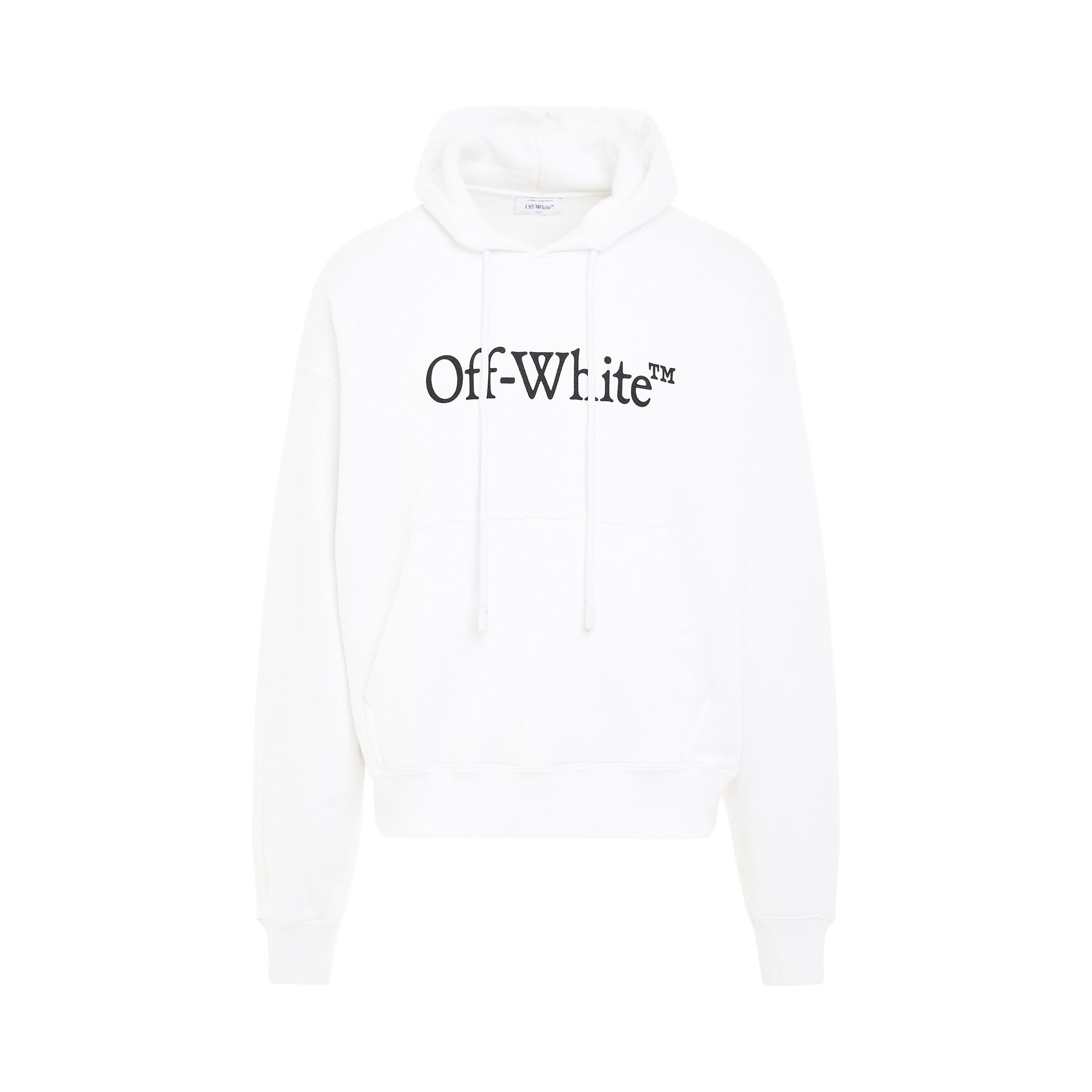 Big Bookish Skate Fit Hoodie in White