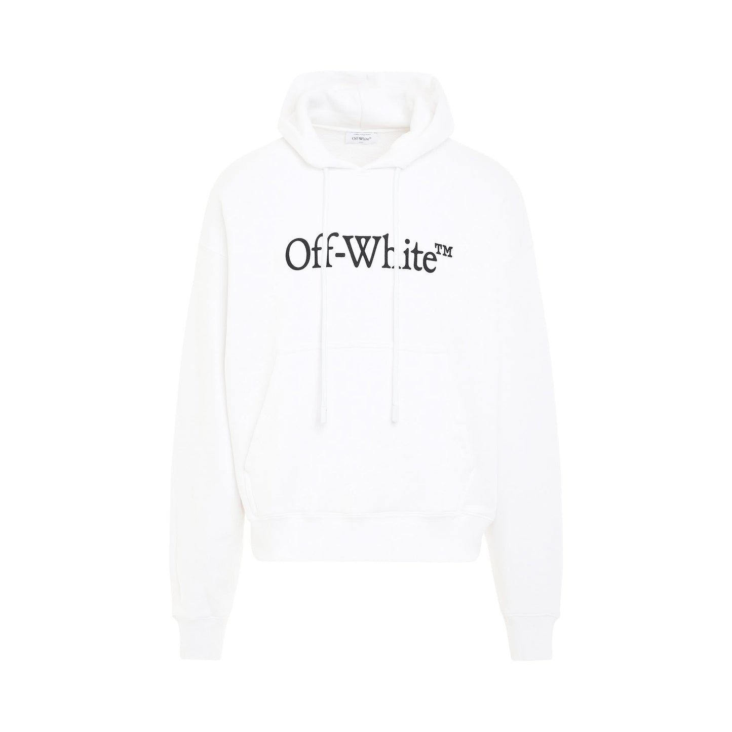 Big Bookish Skate Fit Hoodie in White