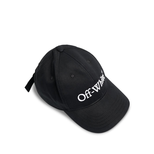 Bookish Dril Baseball Cap in Black