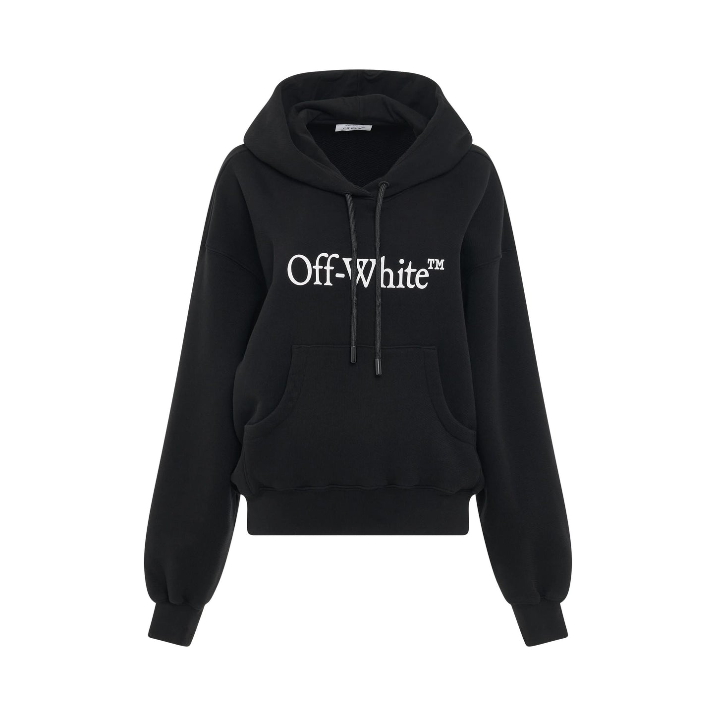 Big Logo Bookish Oversize Hoodie in Black