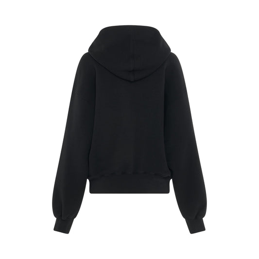 Big Logo Bookish Oversize Hoodie in Black