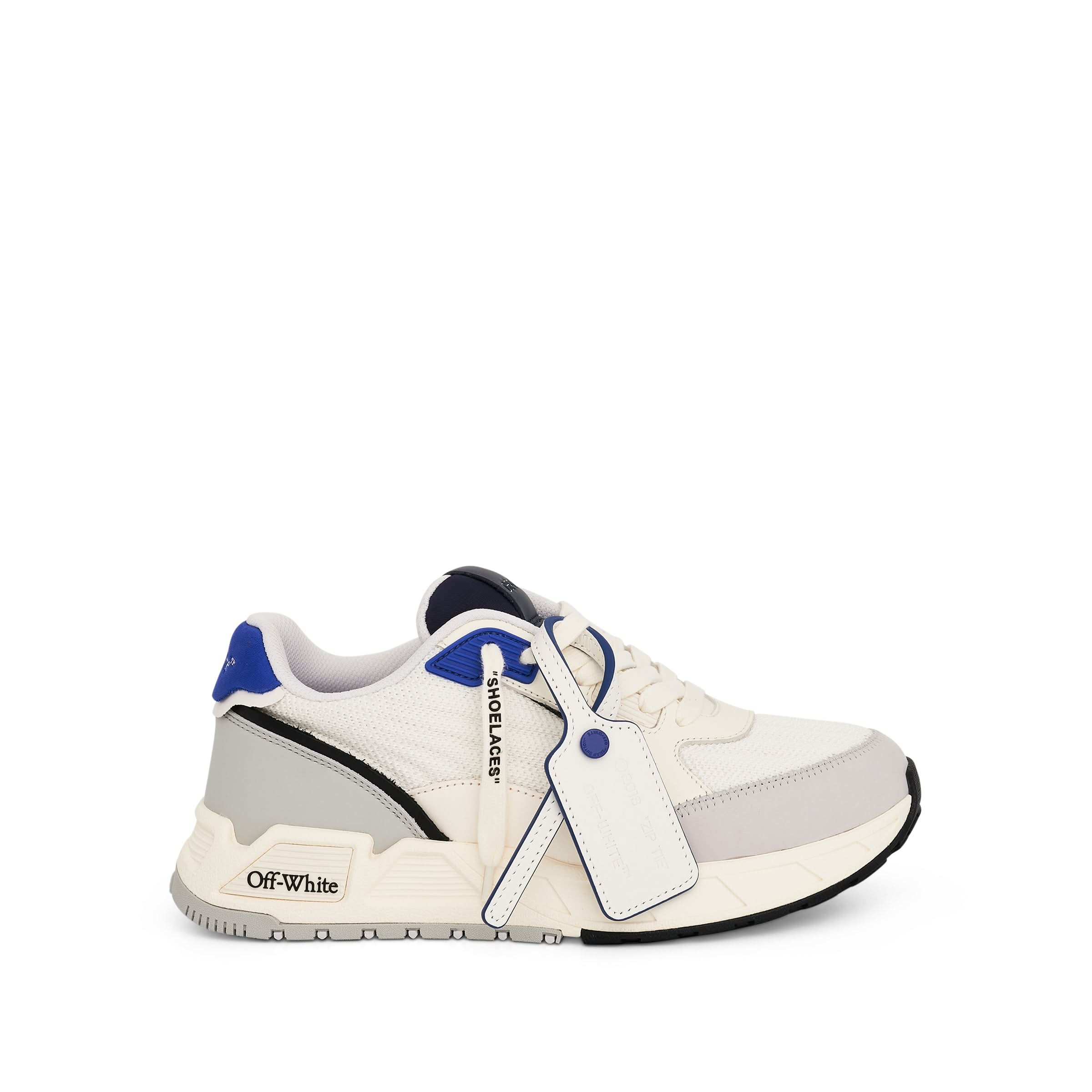 Kick off Sneaker In Colour White/Navy Blue