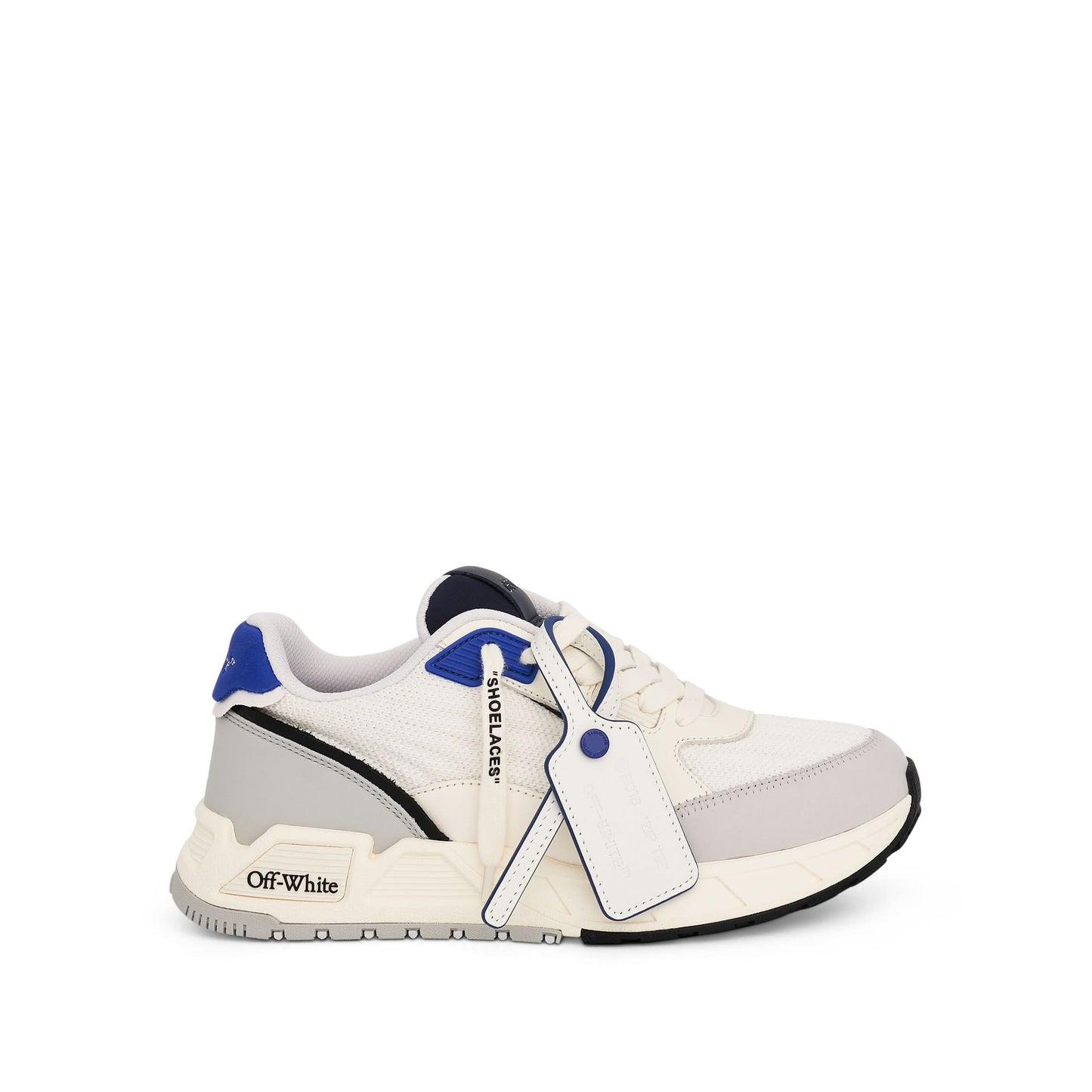 Kick off Sneaker In Colour White/Navy Blue