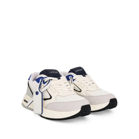 Kick off Sneaker In Colour White/Navy Blue