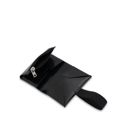 Trifold Origami Wallet in Black