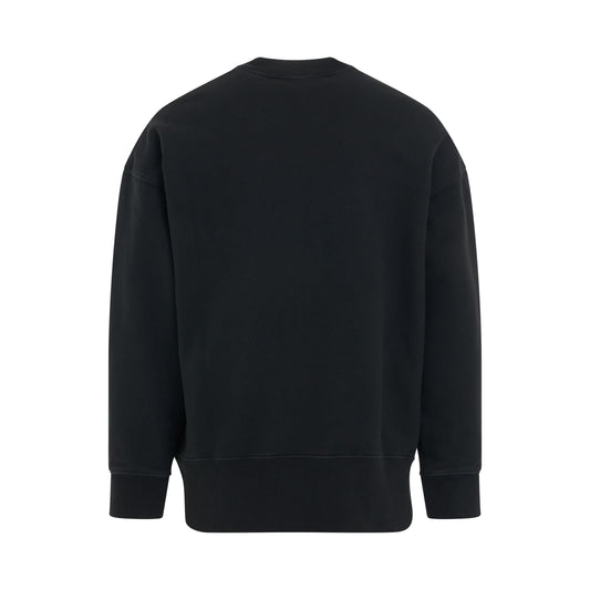 B GD East Coast Vint Crewneck Sweatshirt in Black/Green