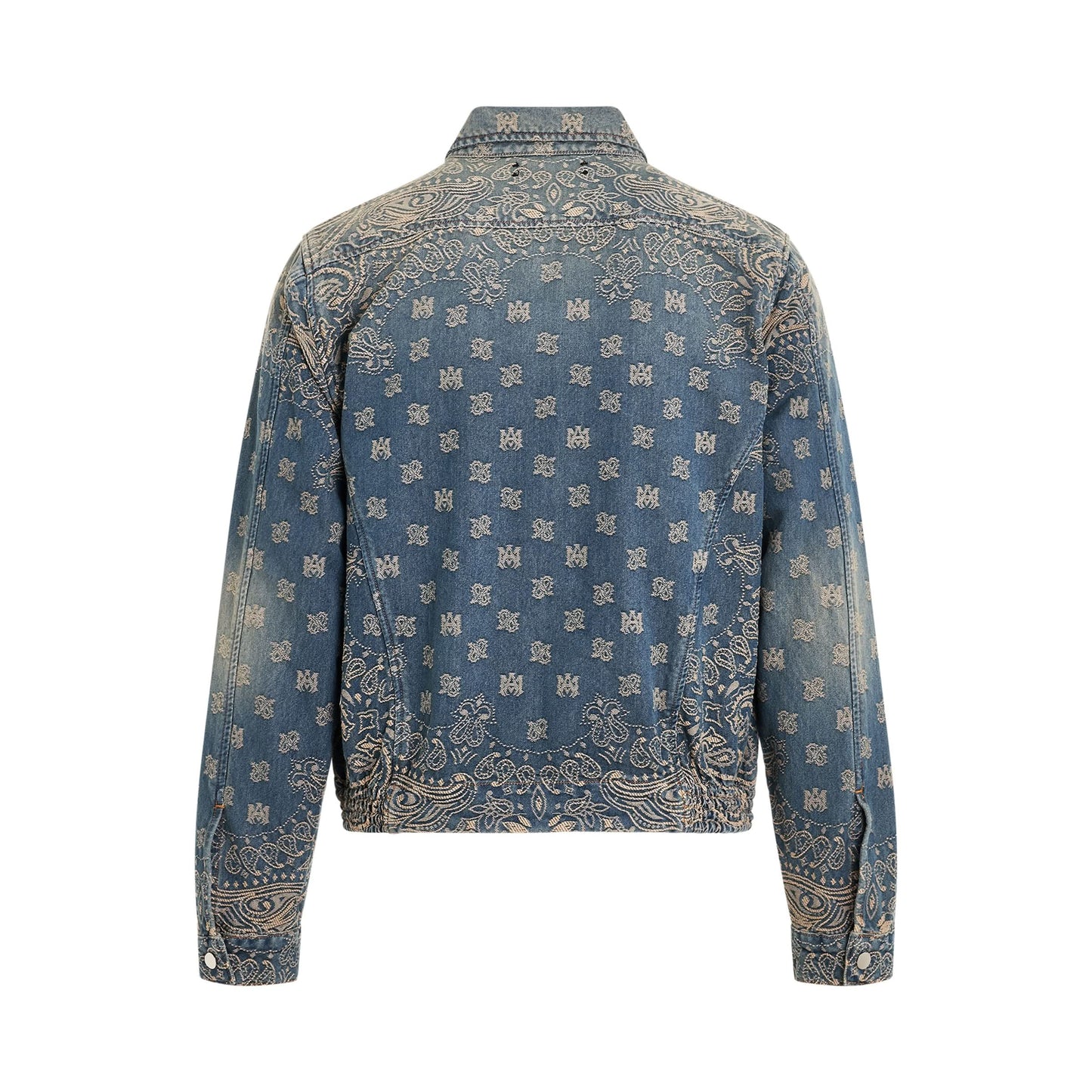 Bandana Jacquard Blouson in Crafted Indigo