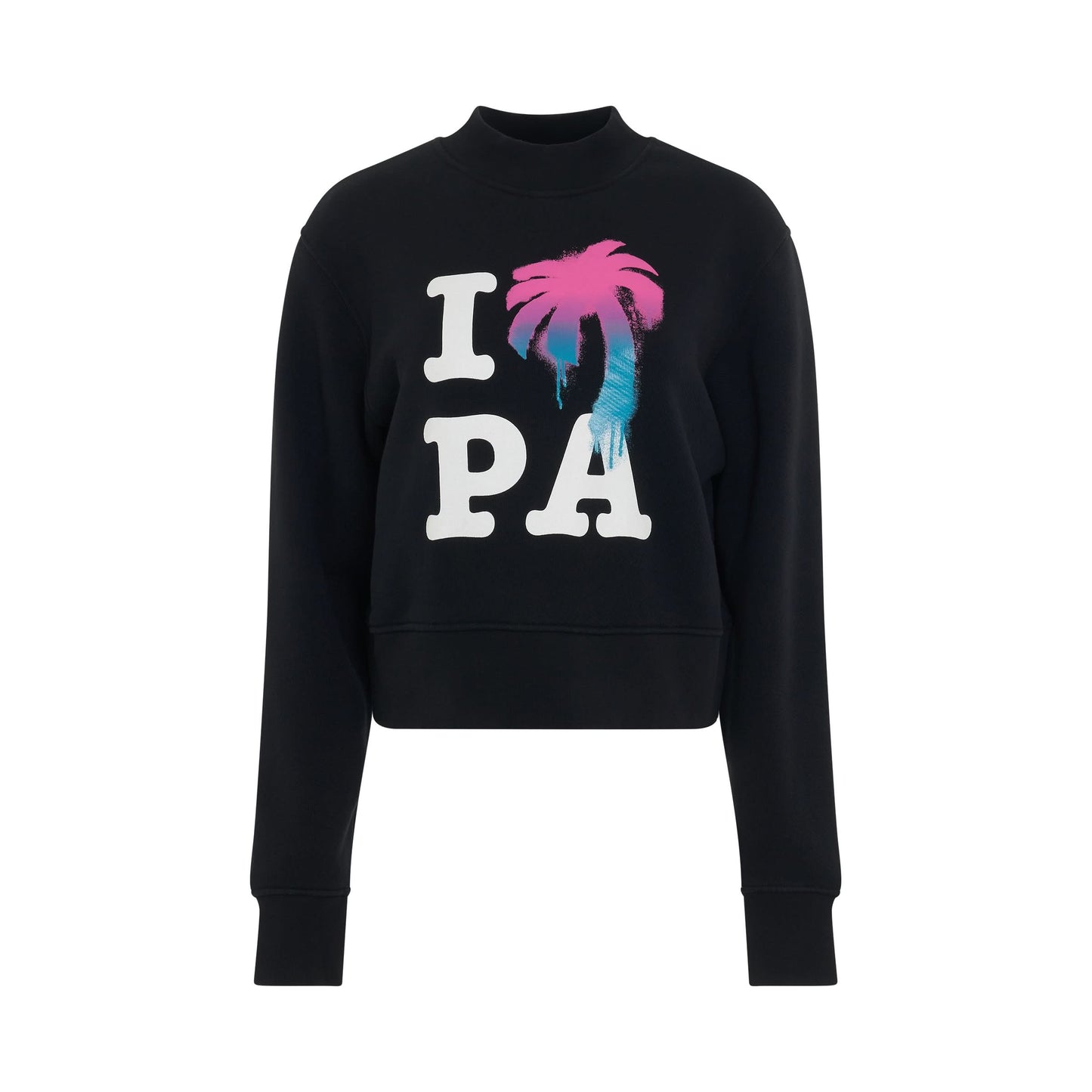 I Love PA Fitted Crewneck in Black/Multicolour