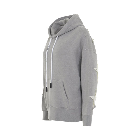 Patched Starts Classic Hoodie in Lilac/White