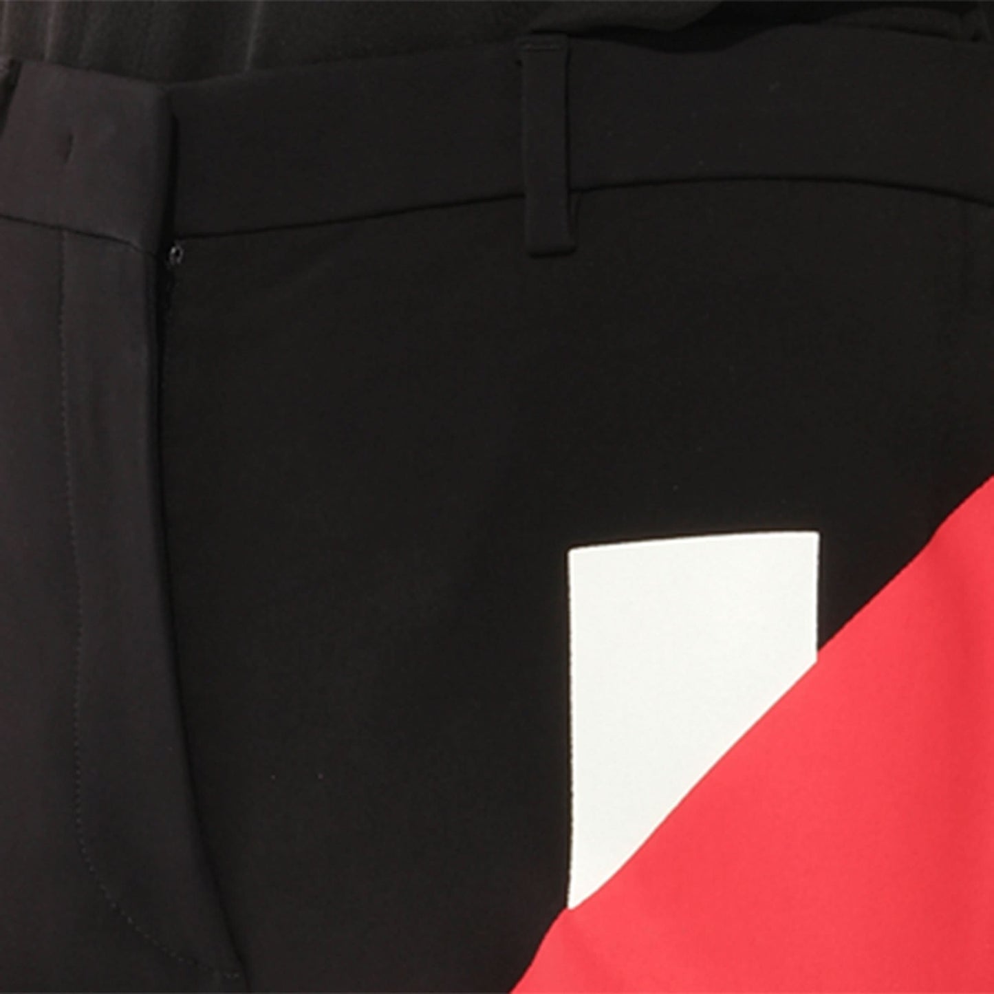 Pants in Black/Red