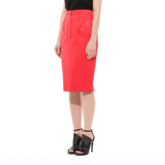 Podium Skirt in Red