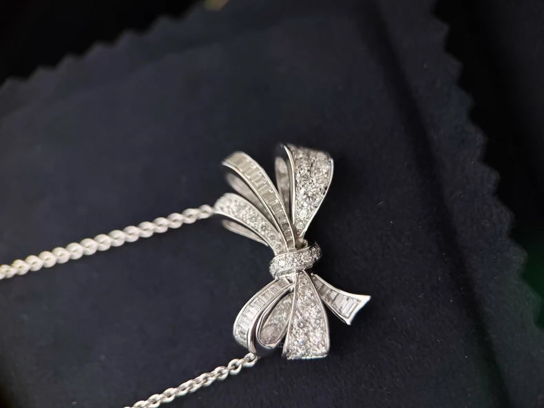 Graff Tilda's Bow White Gold Diamond Necklace