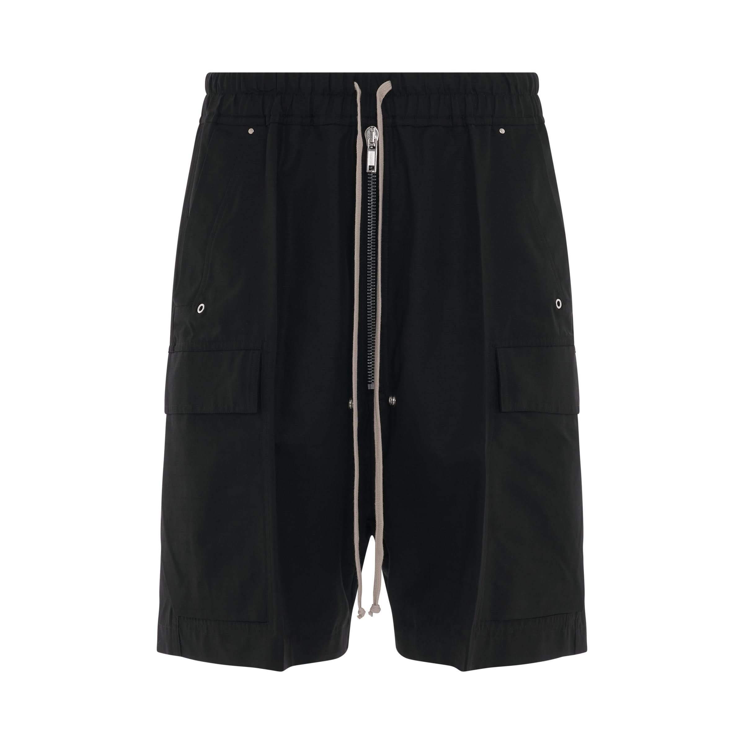 Cargobela Woven Shorts in Black