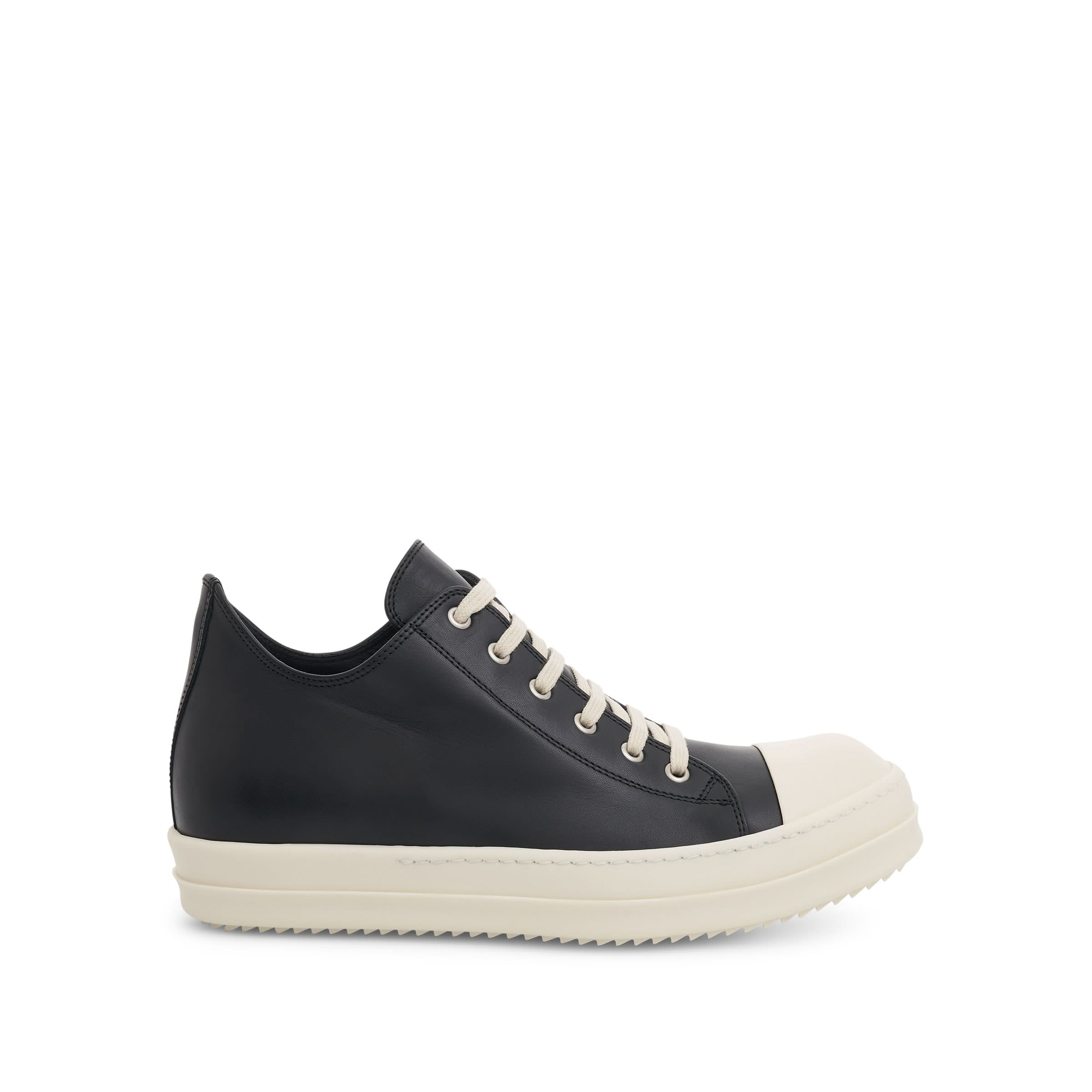 EDFU Low Leather Sneaker in Black/Milk