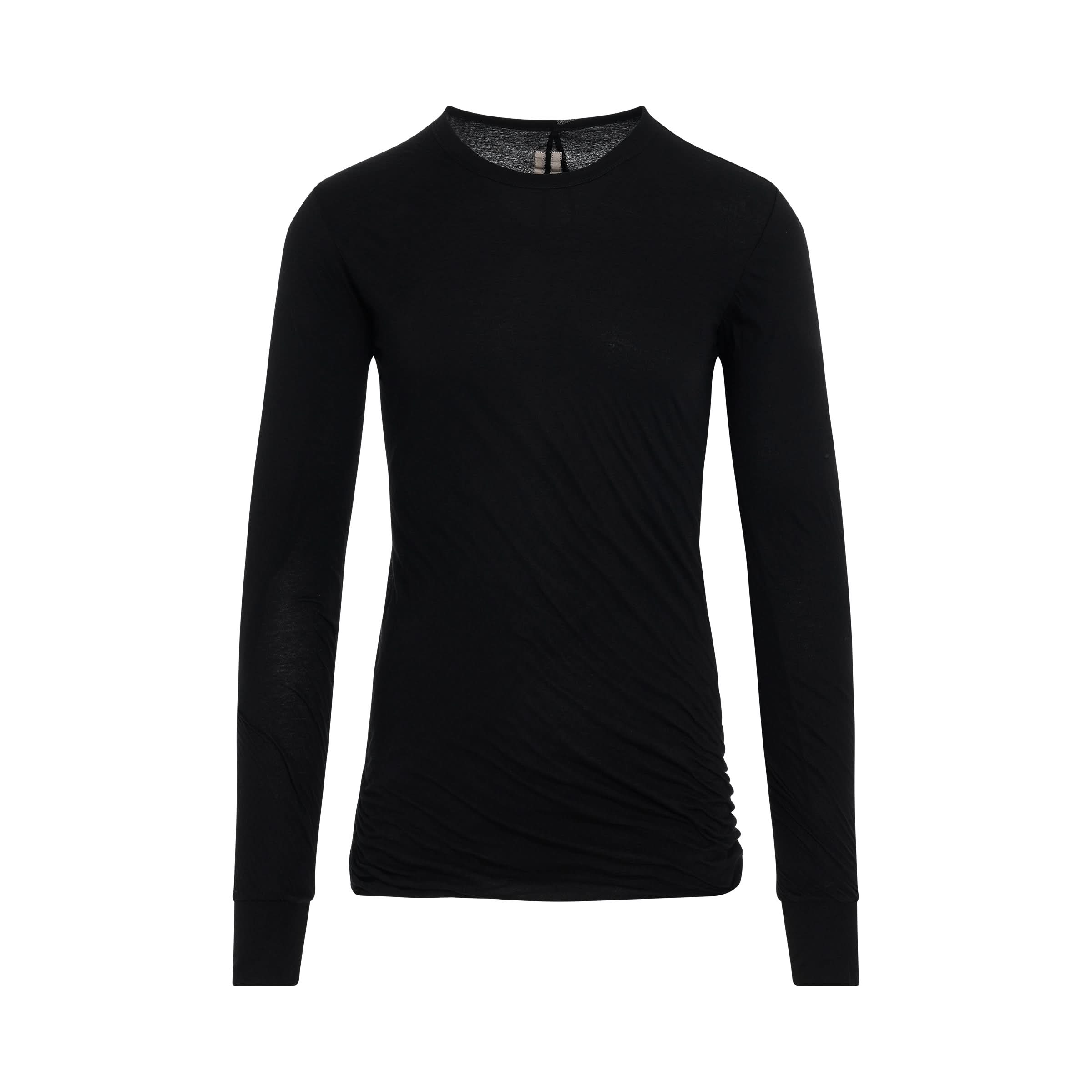 Double Long Sleeve T-Shirt in Black