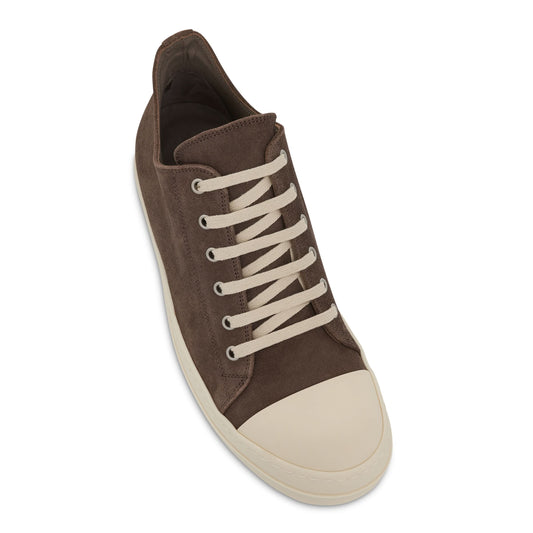 Strobe Low Leather Sneaker in Dust/Milk