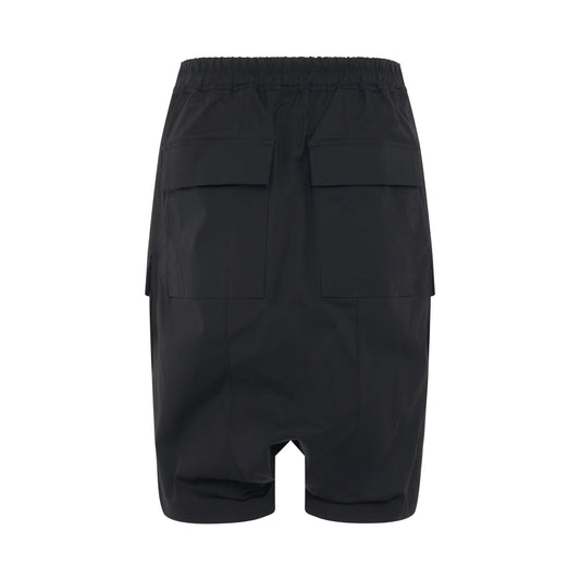 Cargo Pods Shorts in Black