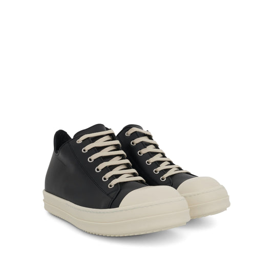 Classic Low Leather Sneakers in Black/Milk