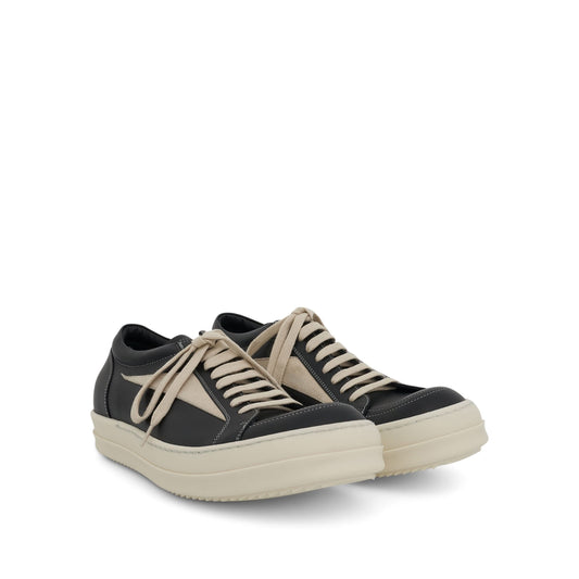 Vintage Leather Sneakers in Black/Milk