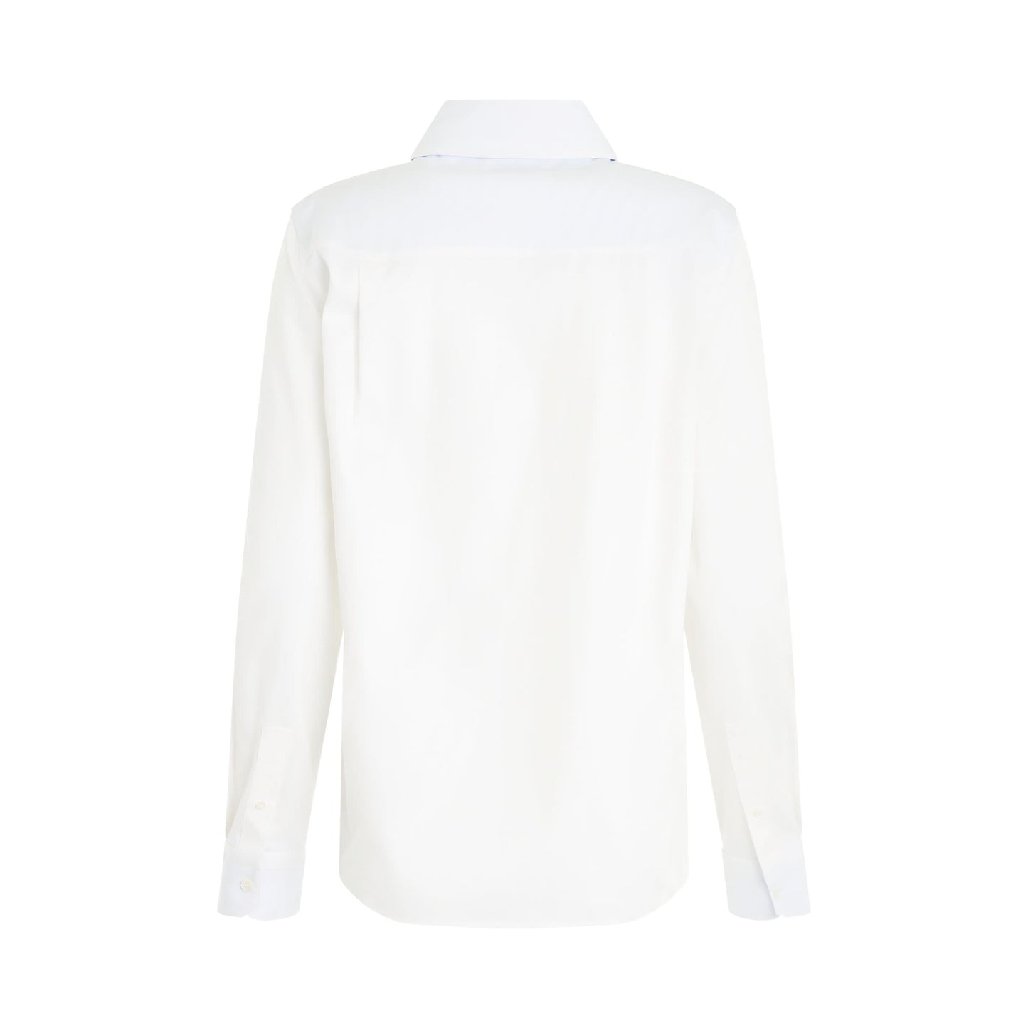 Women Cotton Shirt in White