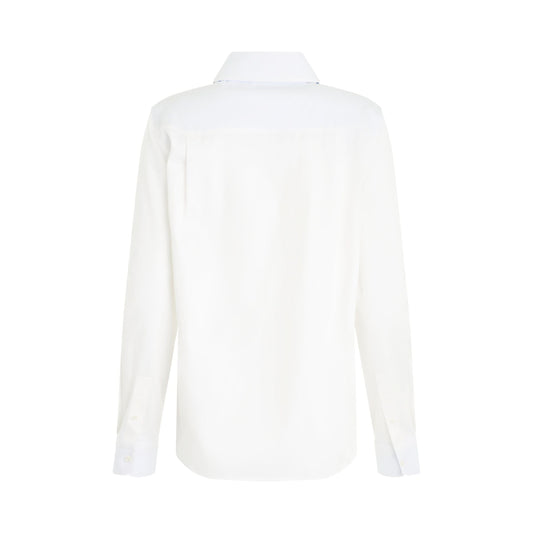 Women Cotton Shirt in White