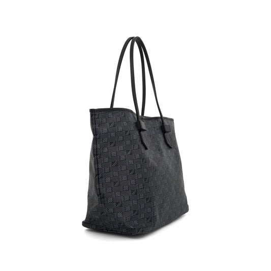 Saint Tropez Tote MM in Black/Milk