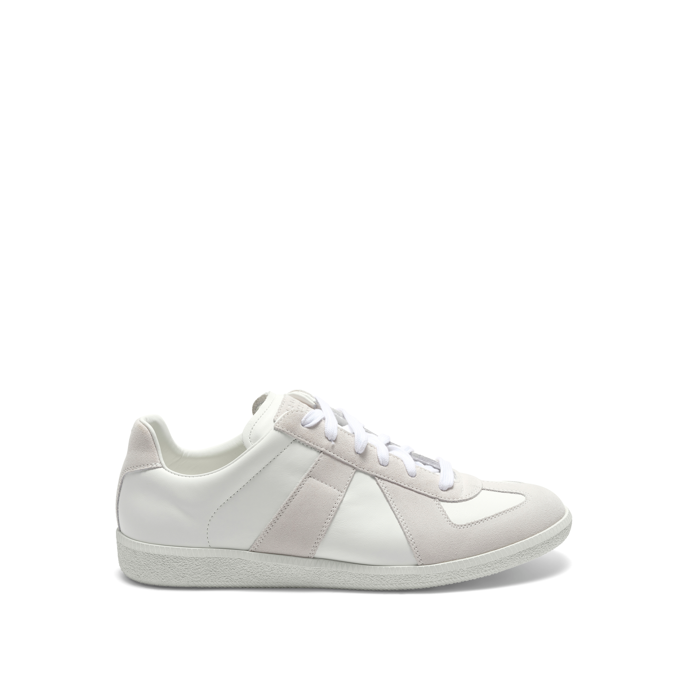 Replica Leather Sneaker in White