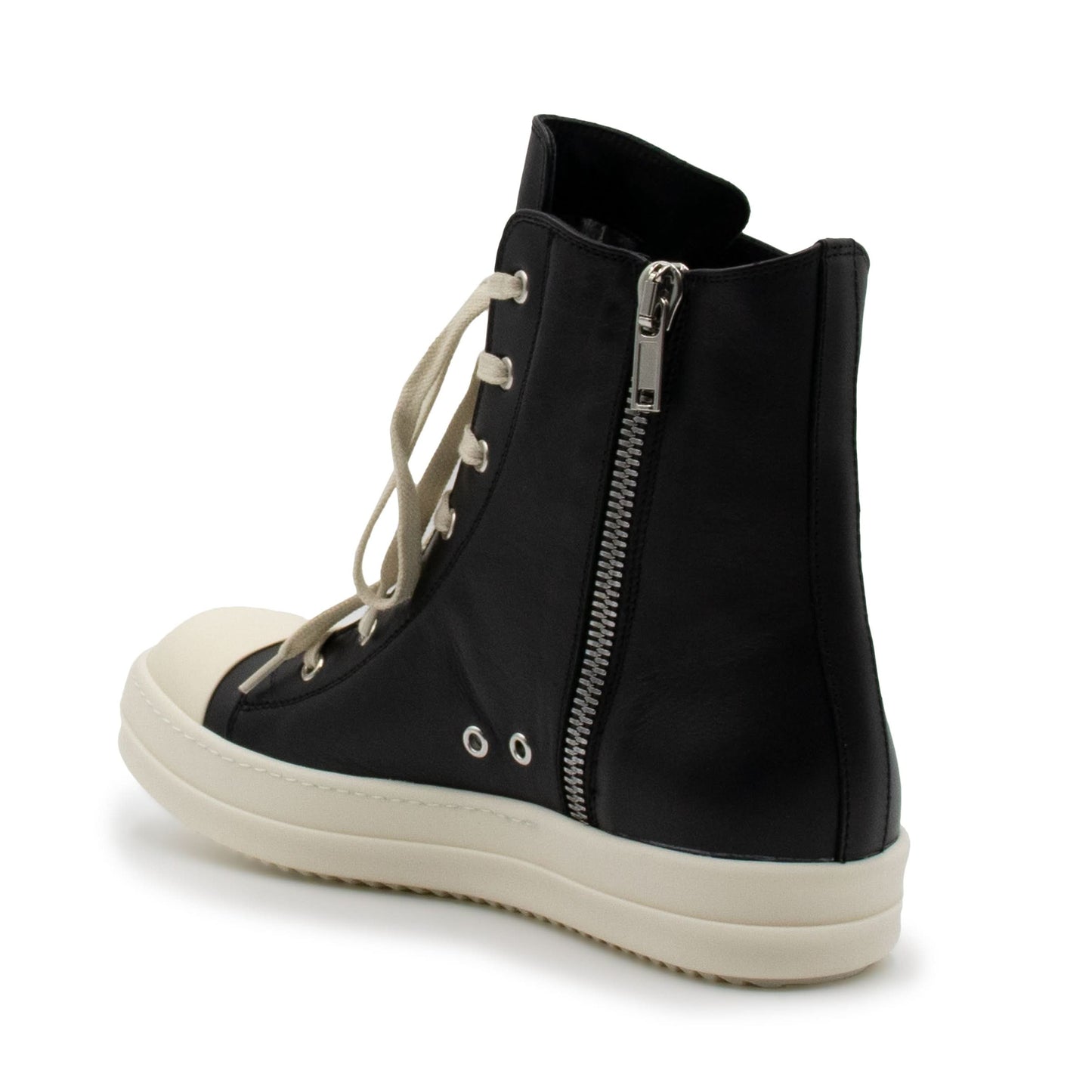 Ramones Hi Sneaker in Black