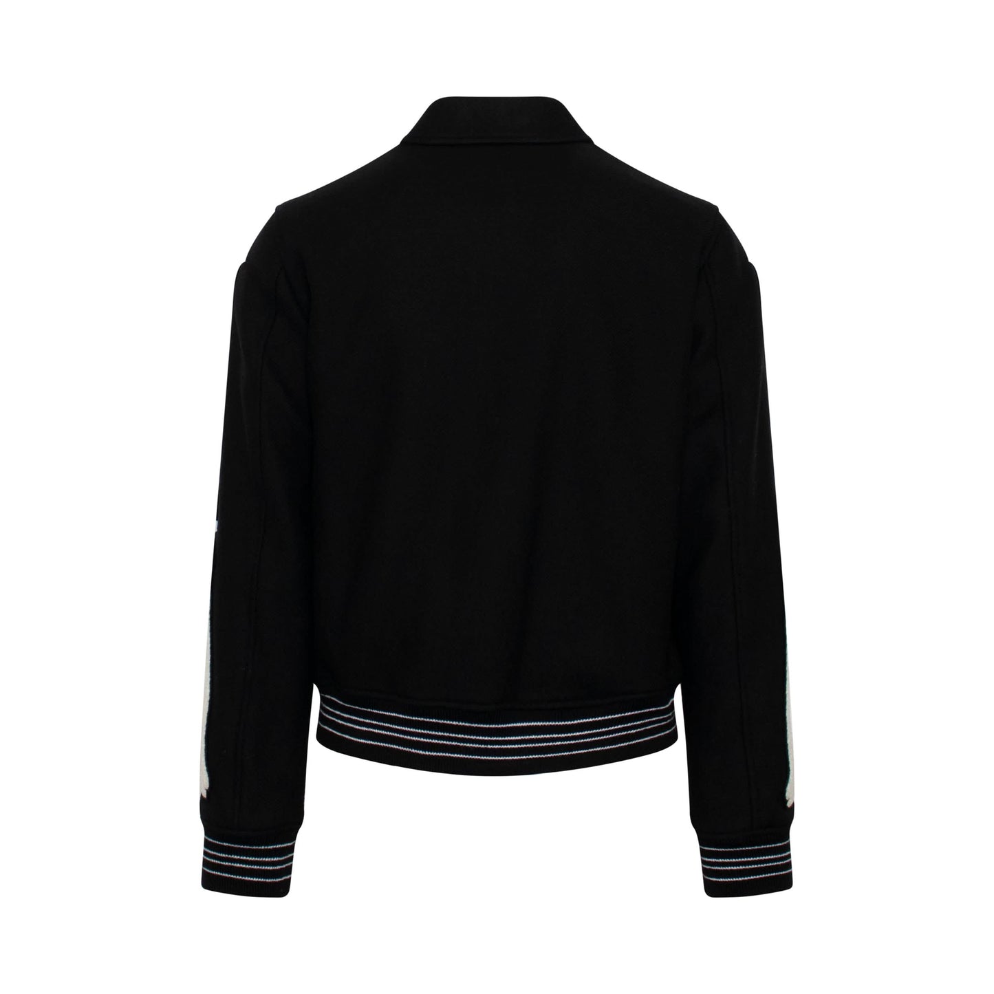 Bones Varsity Jacket in Black