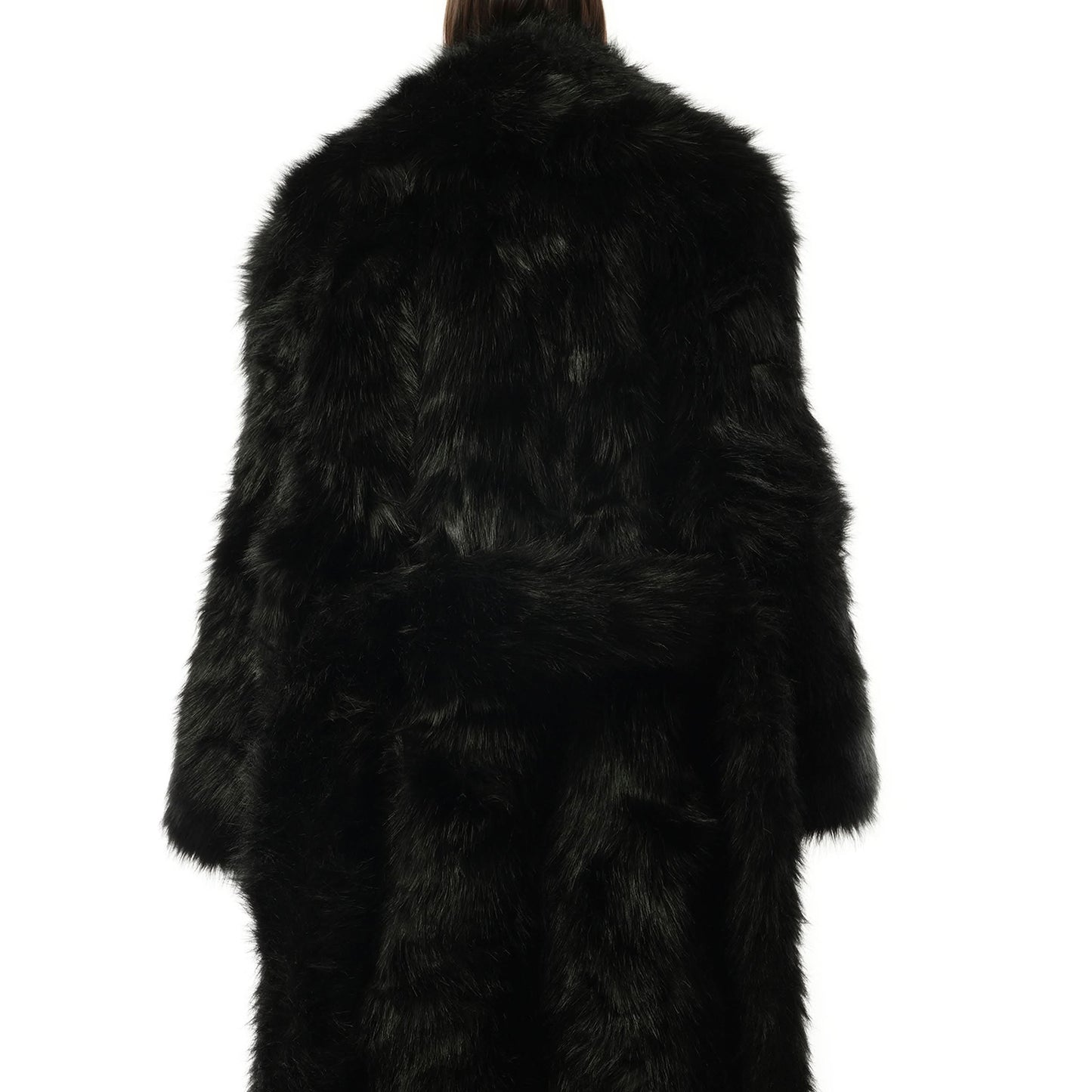 Vast Fur Coat in Black