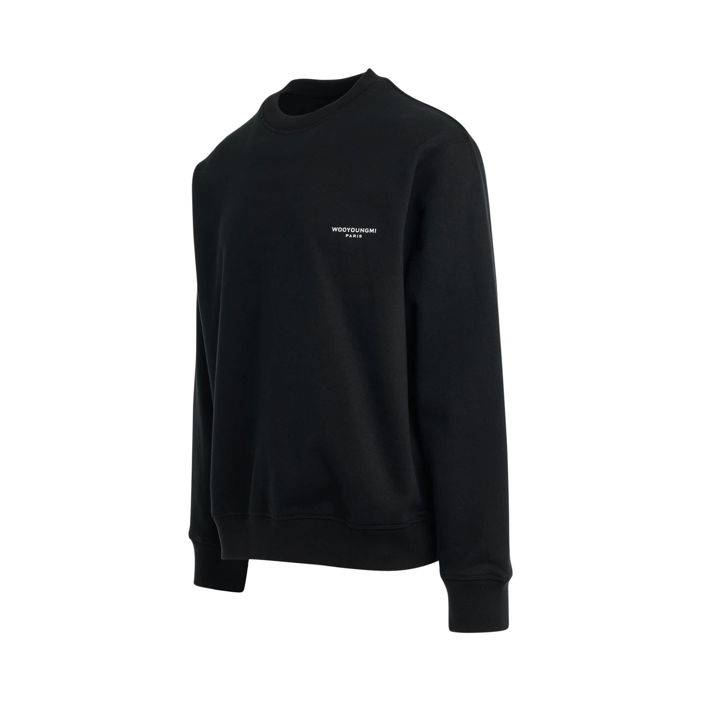 Square Label Sweatshirt in Black