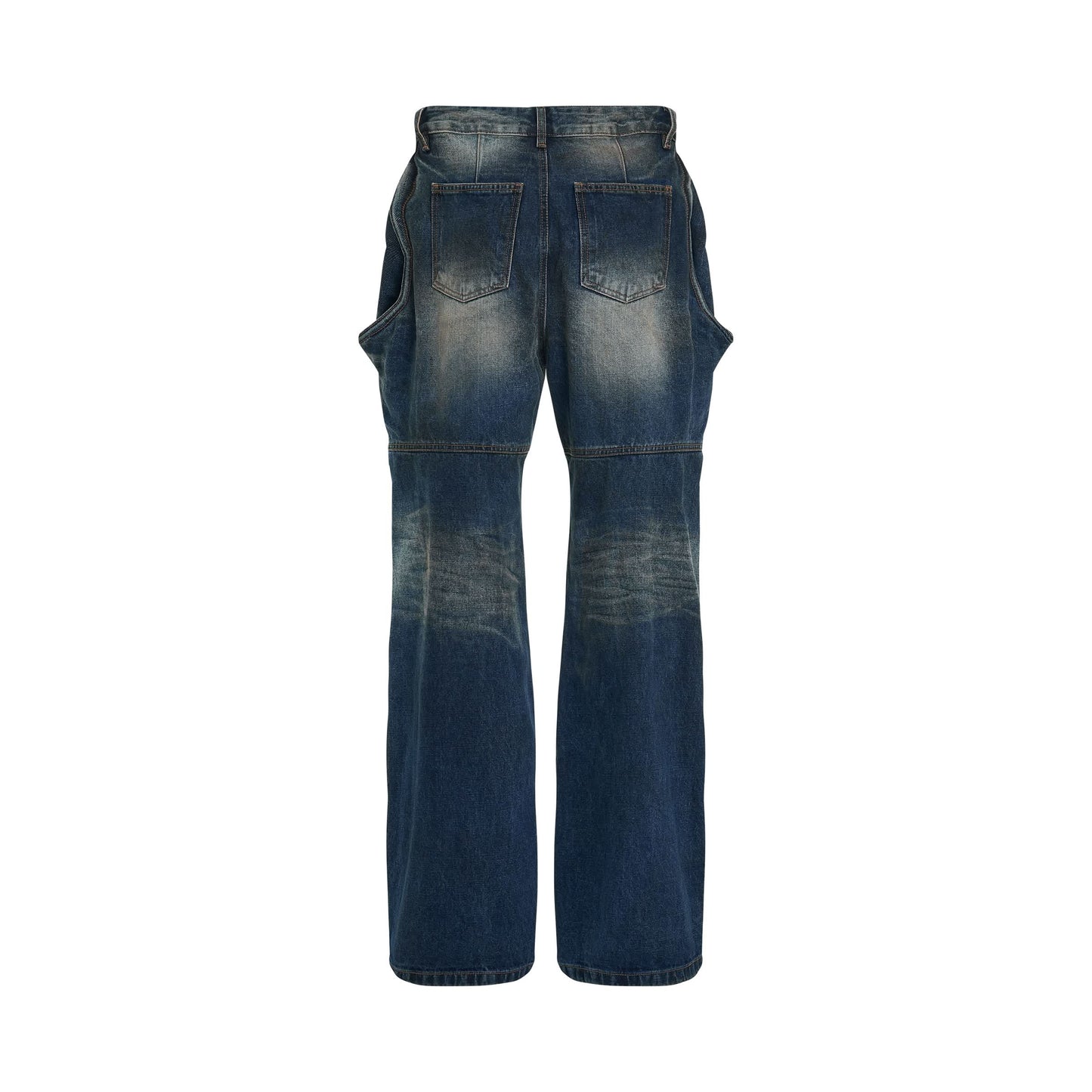 Wire Denim Pants in Navy