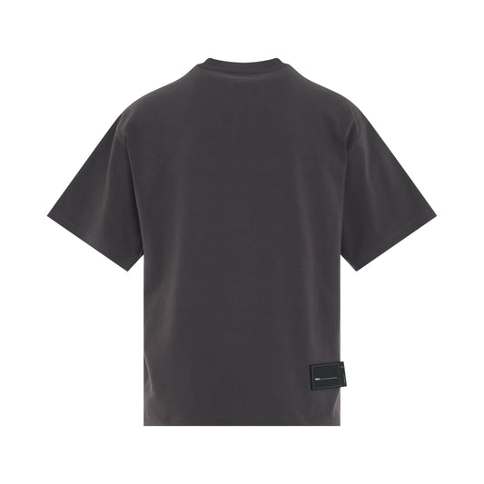 Cotton WD Logo T-Shirt in Charcoal