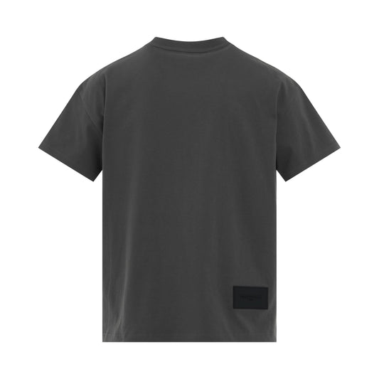 Cotton Mini Logo T-Shirt in Charcoal