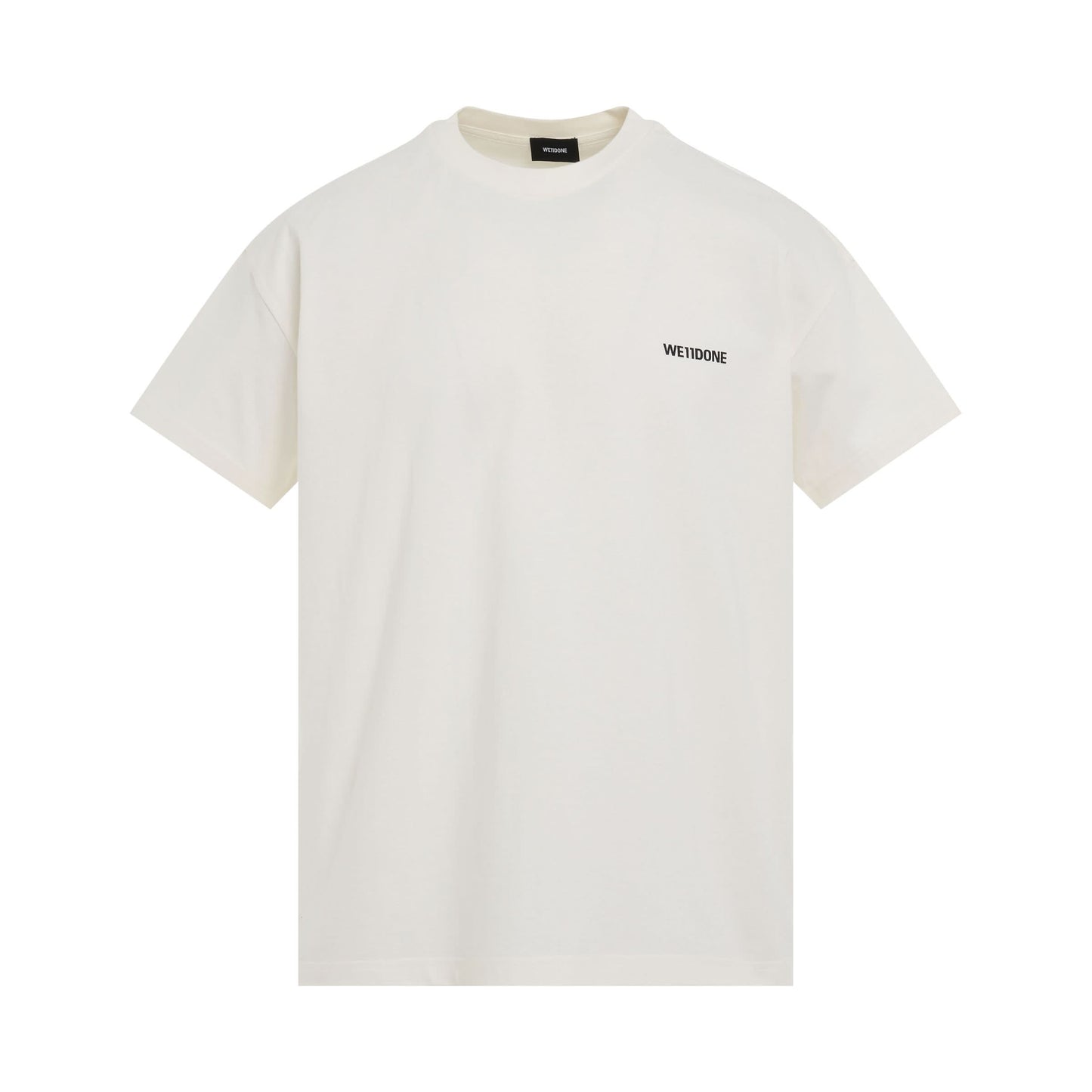 Cotton Mini Logo T-Shirt in Ivory