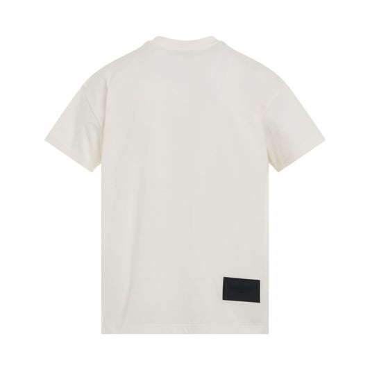 Cotton Mini Logo T-Shirt in Ivory