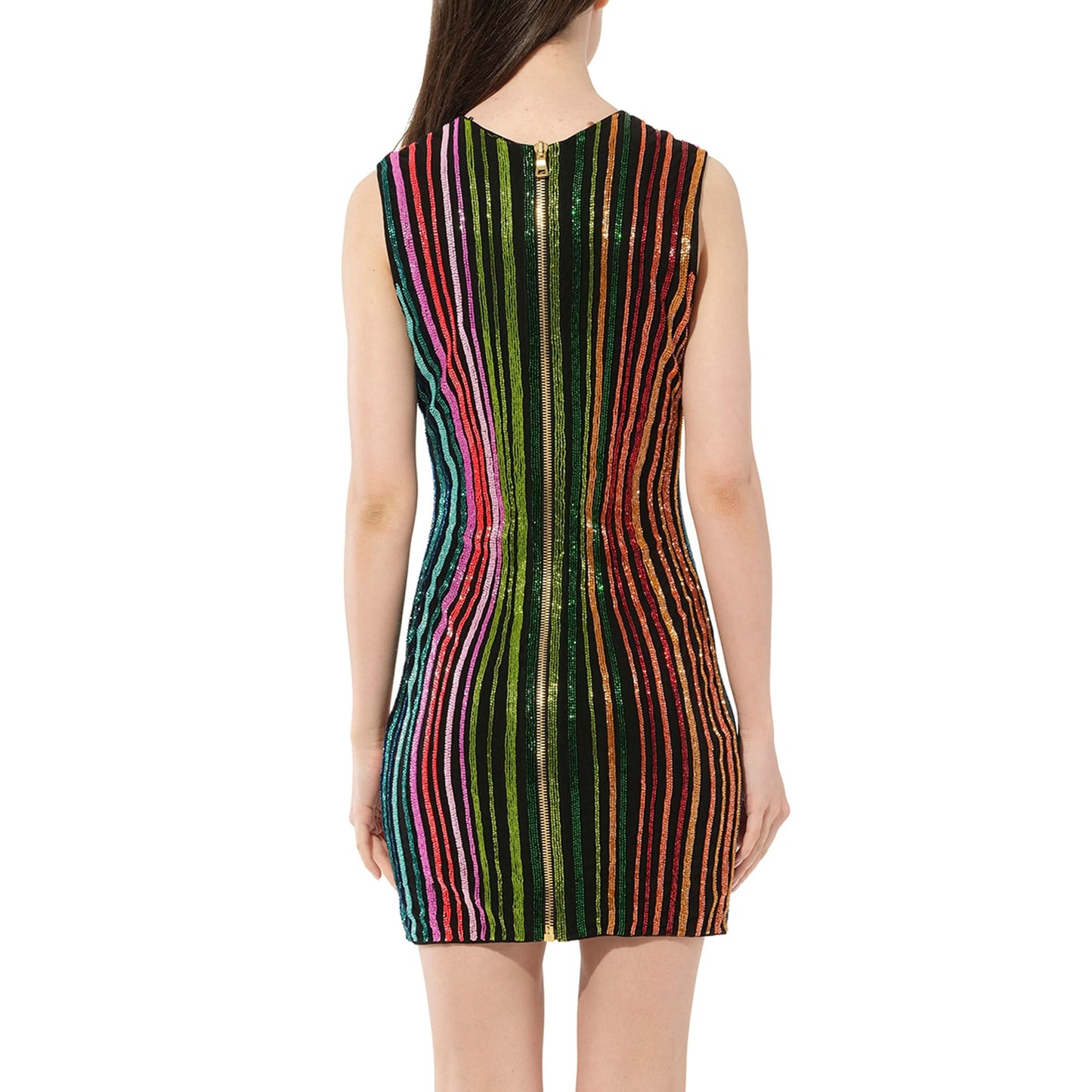 Woven Dress in Multicolor